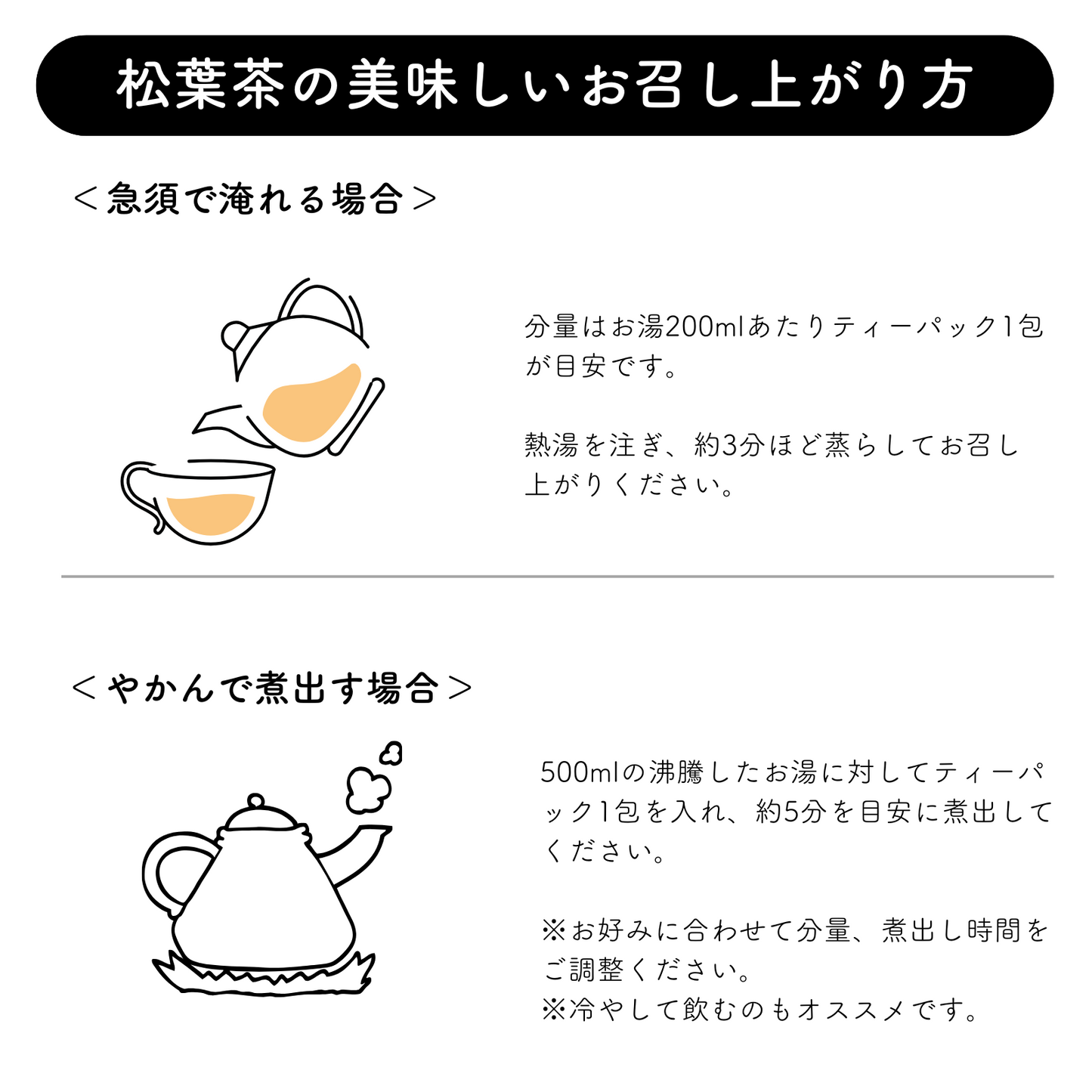 【松葉茶ティーバッグ】 石川県能登産 国産無農薬 無添加 健康茶 MATSUBA TEA 2g×20包