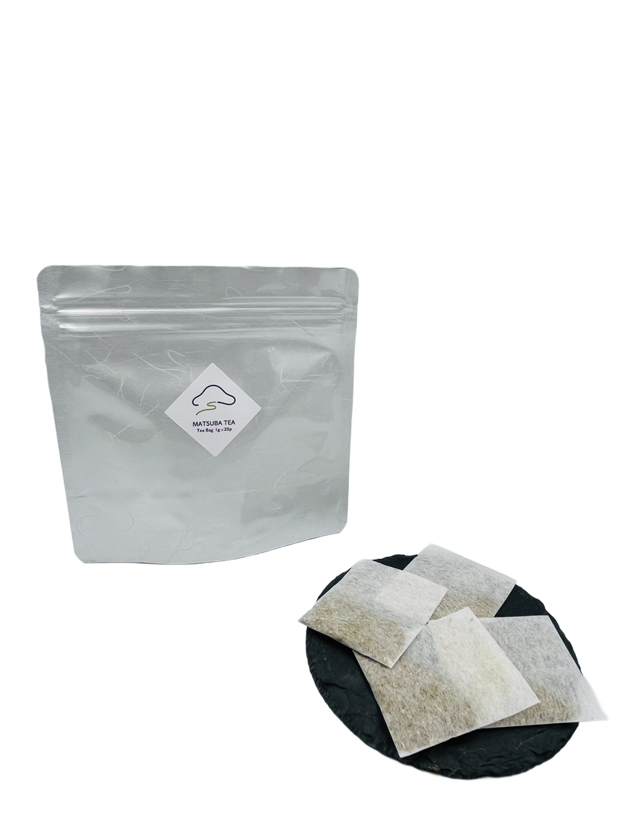 【松葉茶ティーバッグ】 石川県能登産 国産無農薬 無添加 健康茶 MATSUBA TEA 2g×20包