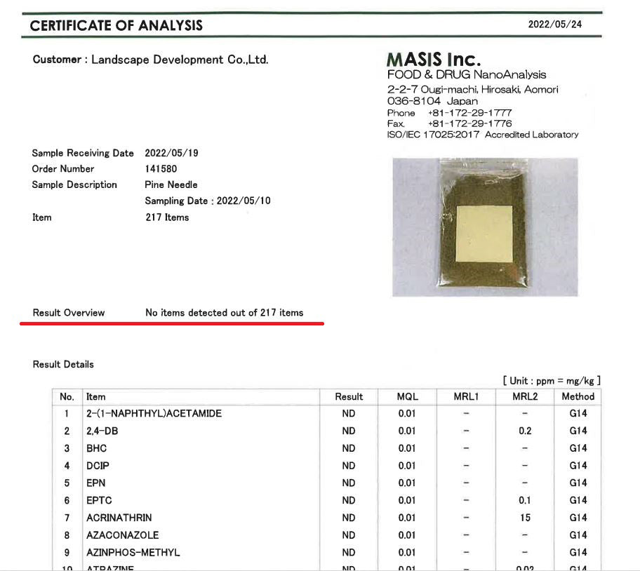 【素材販売】無農薬乾燥松葉50g
