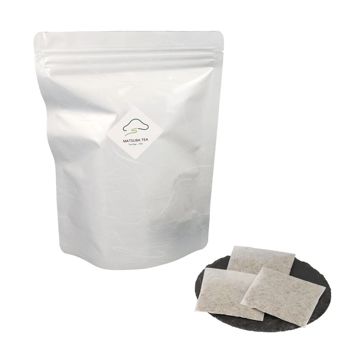 【松葉茶ティーバッグ】 石川県能登産 国産無農薬 無添加 健康茶 MATSUBA TEA 2g×30包